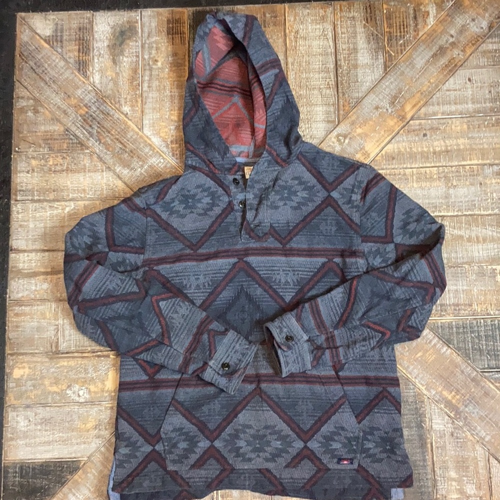 Faherty brand Aztec Baja hoodie. Size Medium.